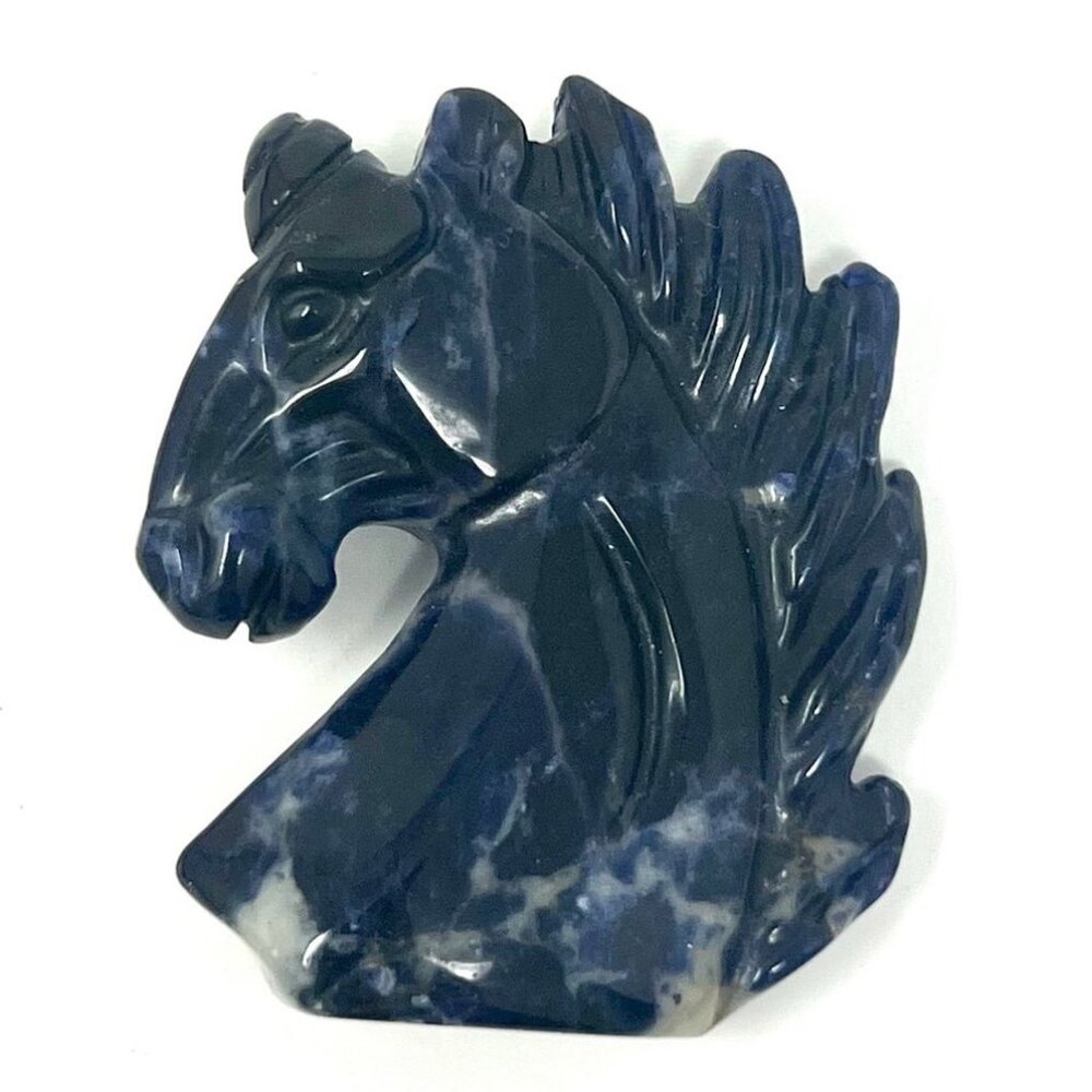 Sodalite Unicorn Carving Blue High Quality Healing Crystal Stone NEW